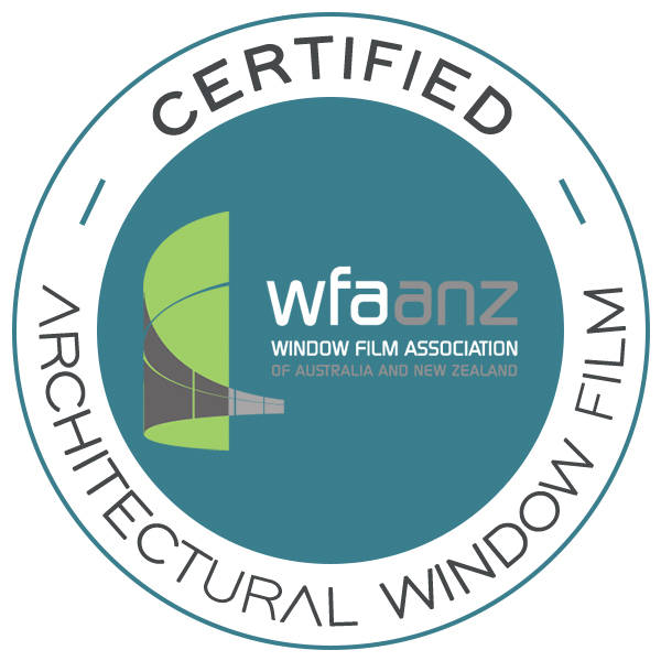 WFAANZ Certified Architectural Window Film Association of Australia and New Zealand badge