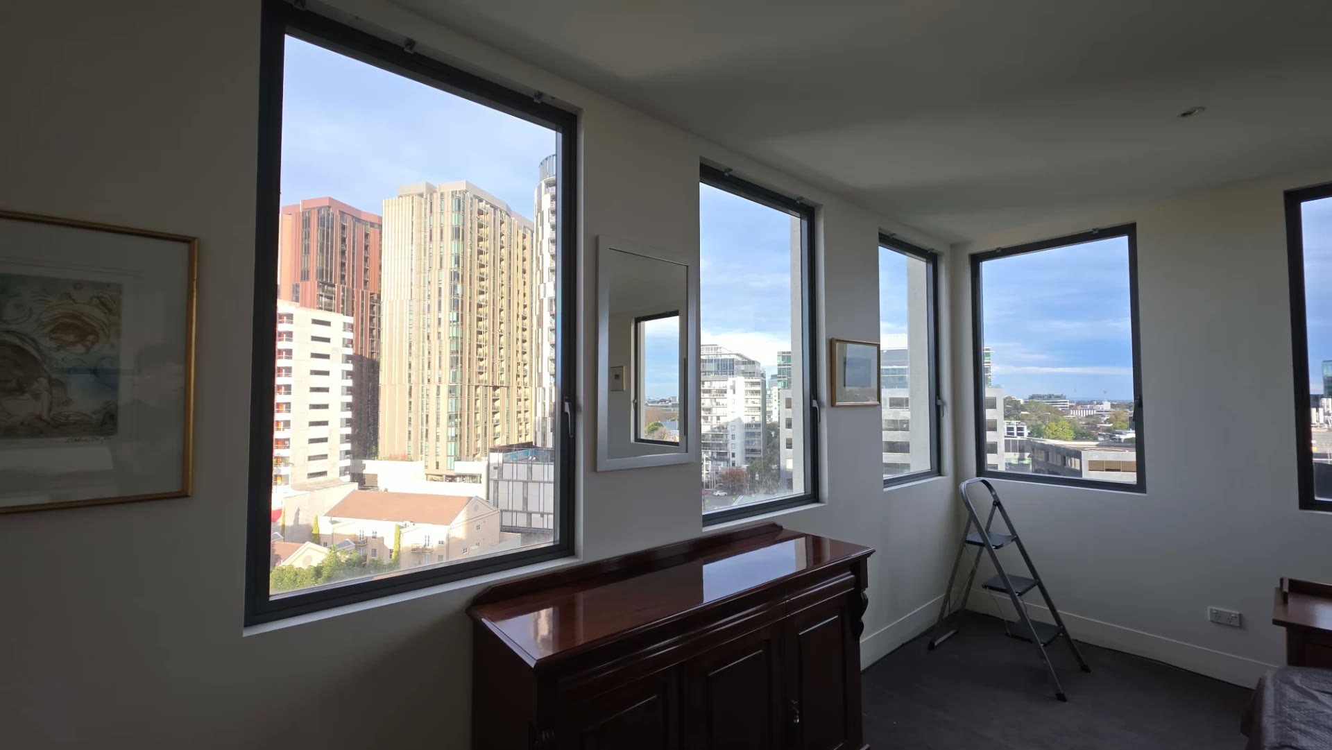 Solar Gard ULR 80 window film installed on apartment windows in Southbank