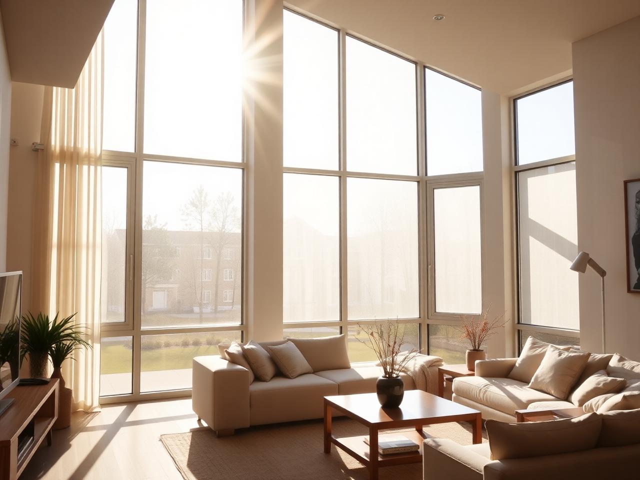 Melbourne home comparing window film and double glazing thermal performance