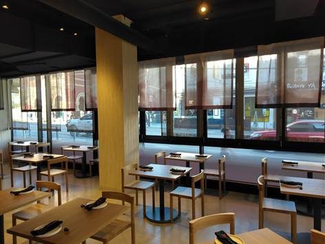 South Yarra restaurant with custom printed fade window film