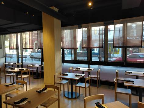 South Yarra restaurant with custom printed fade window film